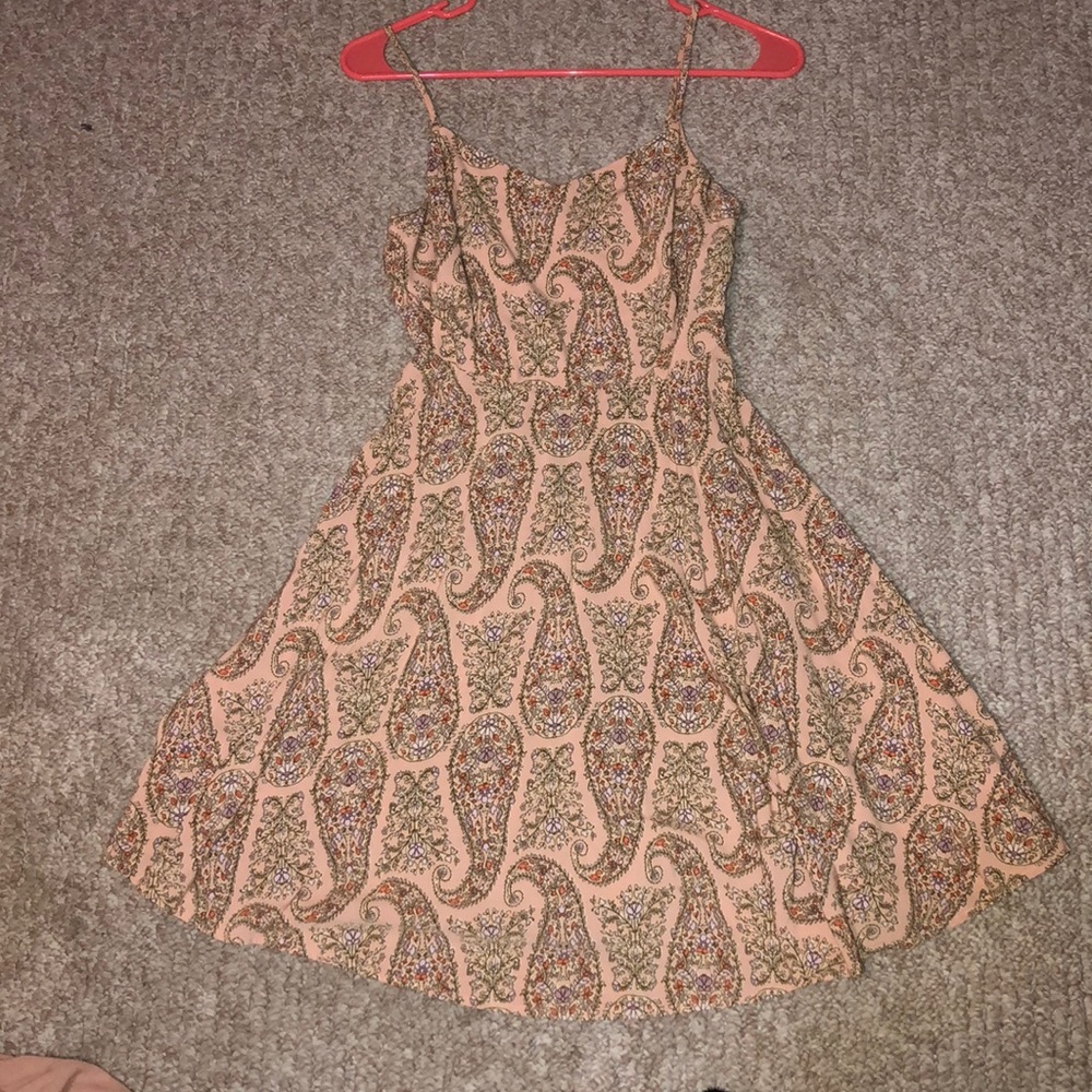 Pink tank dress